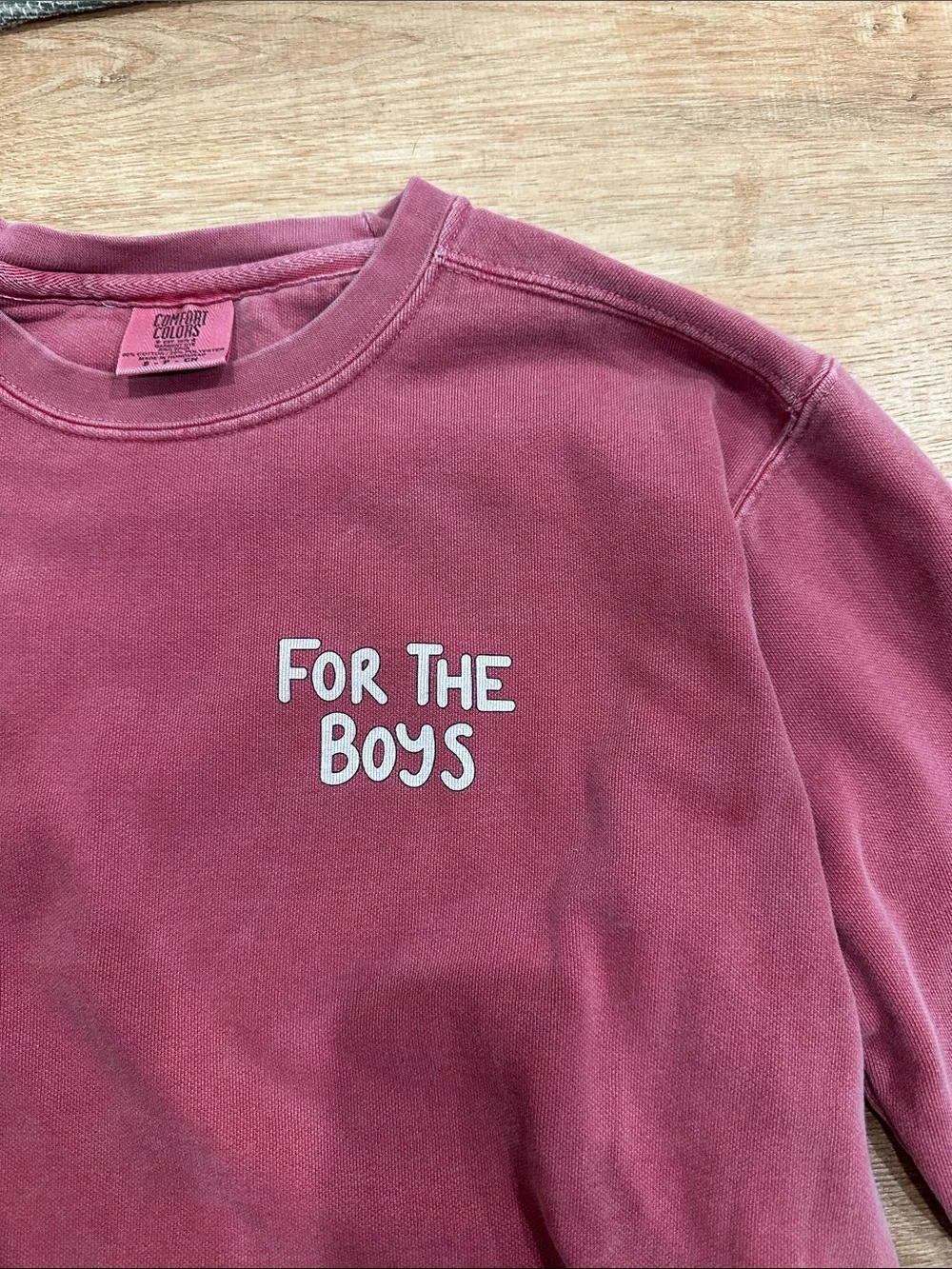 Comfort Colors Crewneck Sweatshirt - Burgundy